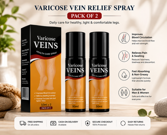 Varicose Vein Relief Spray | Pack of 2 (2 x 50ml)