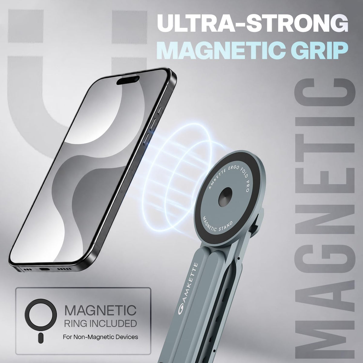 4 in 1 Aluminium Laptop Stand for Phone, Tablet & Laptop