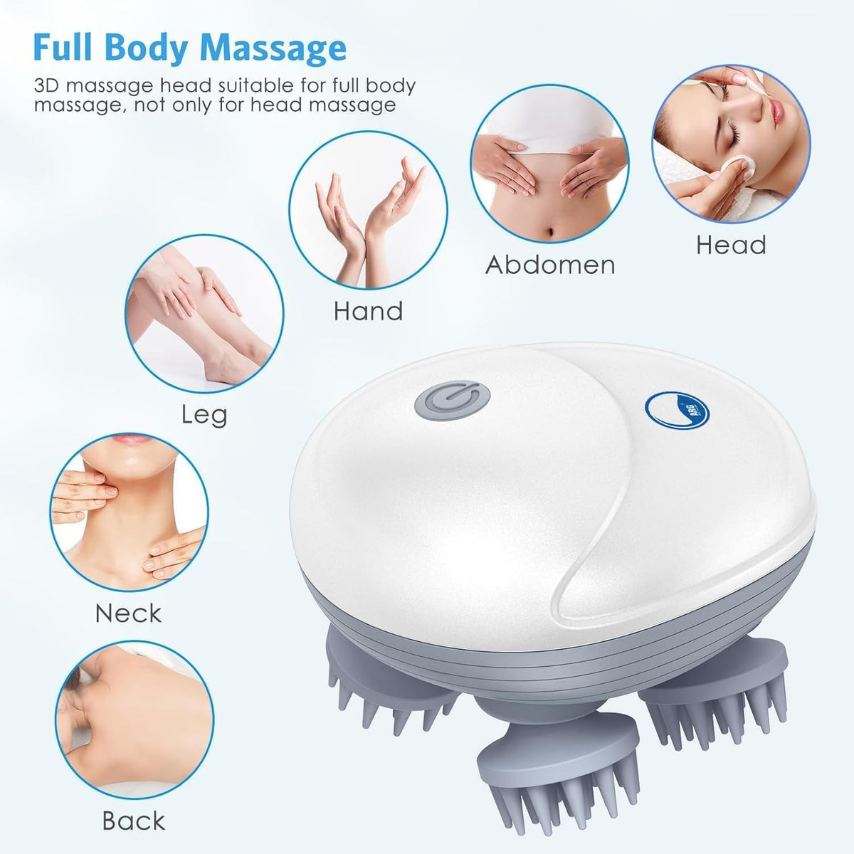 Rechargeable Electric Head Massager Machine