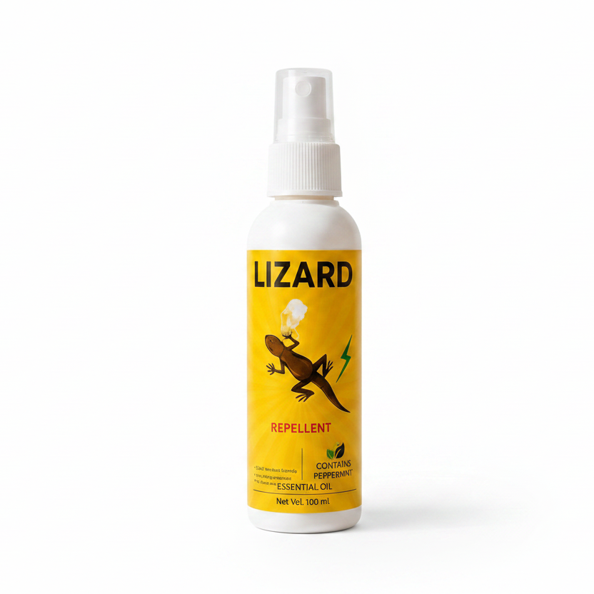 Lizard Repellent Spray – Herbal & Non-Toxic Formula, 100ml (1 Pc)