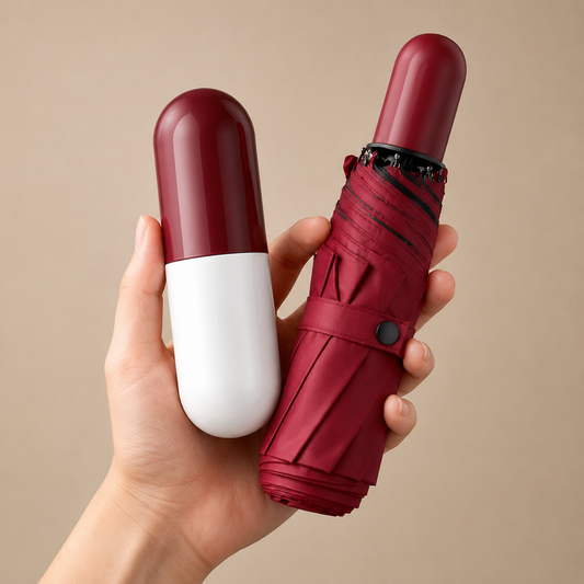 Capsule Umbrella – Compact Windproof Bottle-Size Travel Umbrella