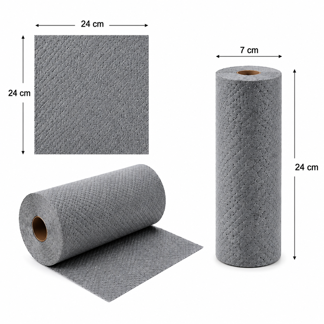 Disposable Cleaning Cloth Roll Reusable Microfiber Kitchen Towel Tear-off (1 Roll)